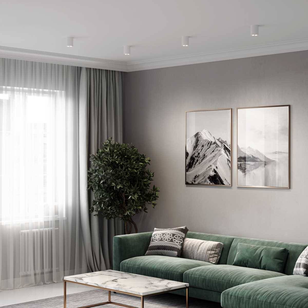 Потолочный светодиодный светильник Elektrostandard Points 25111/LED 7W 4000K белый фото 4