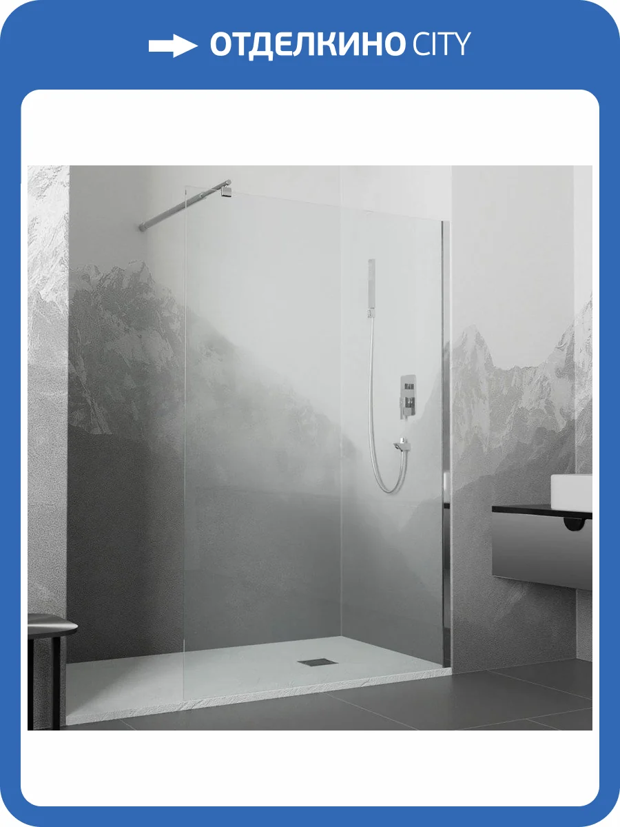Душевая перегородка RGW WA-002 120x195, стекло прозрачное фото 4