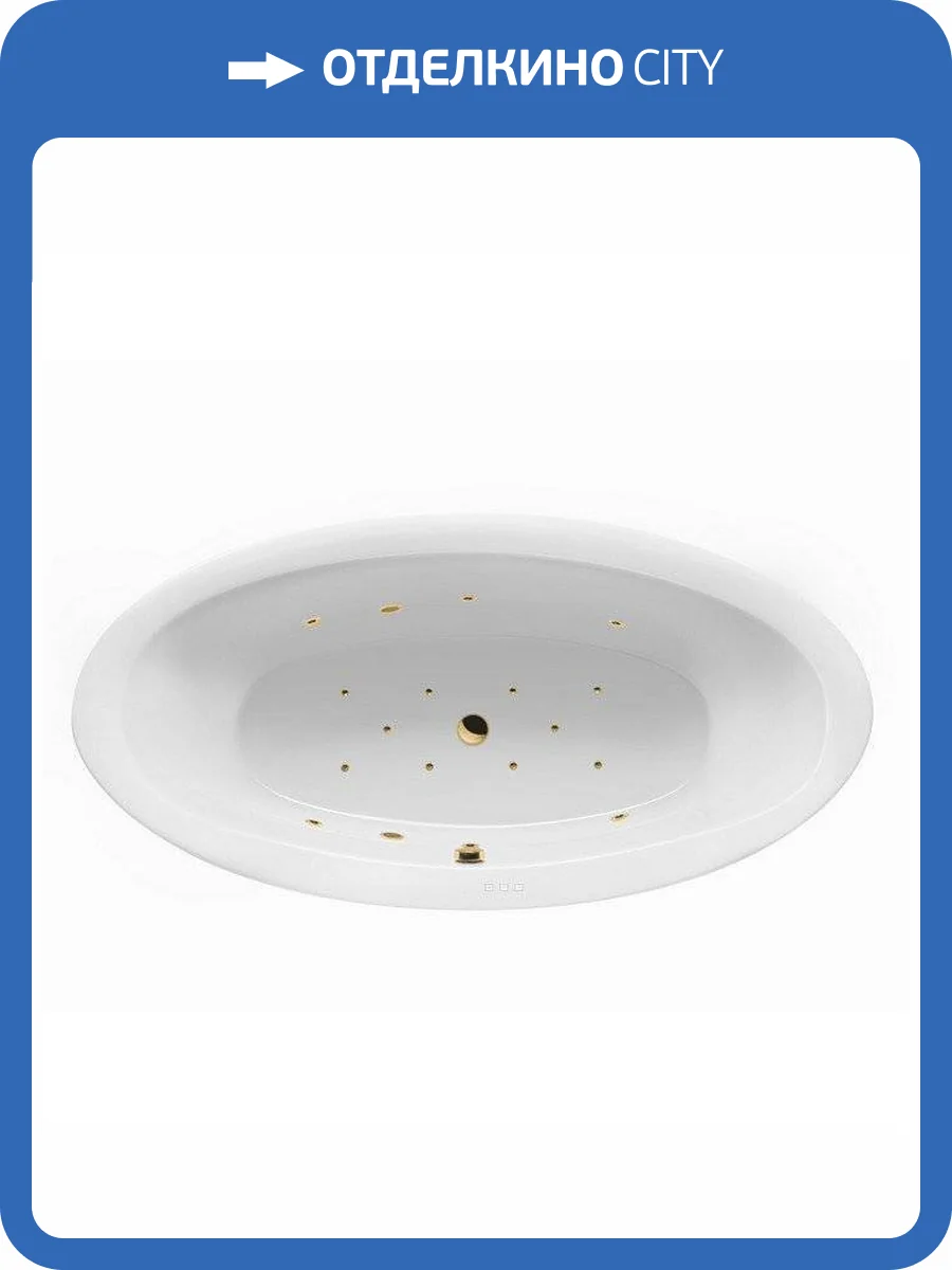 Акриловая ванна Excellent Lumina RELAX WAEX.LUM19.RELAX.GL 190x95 золото фото 4