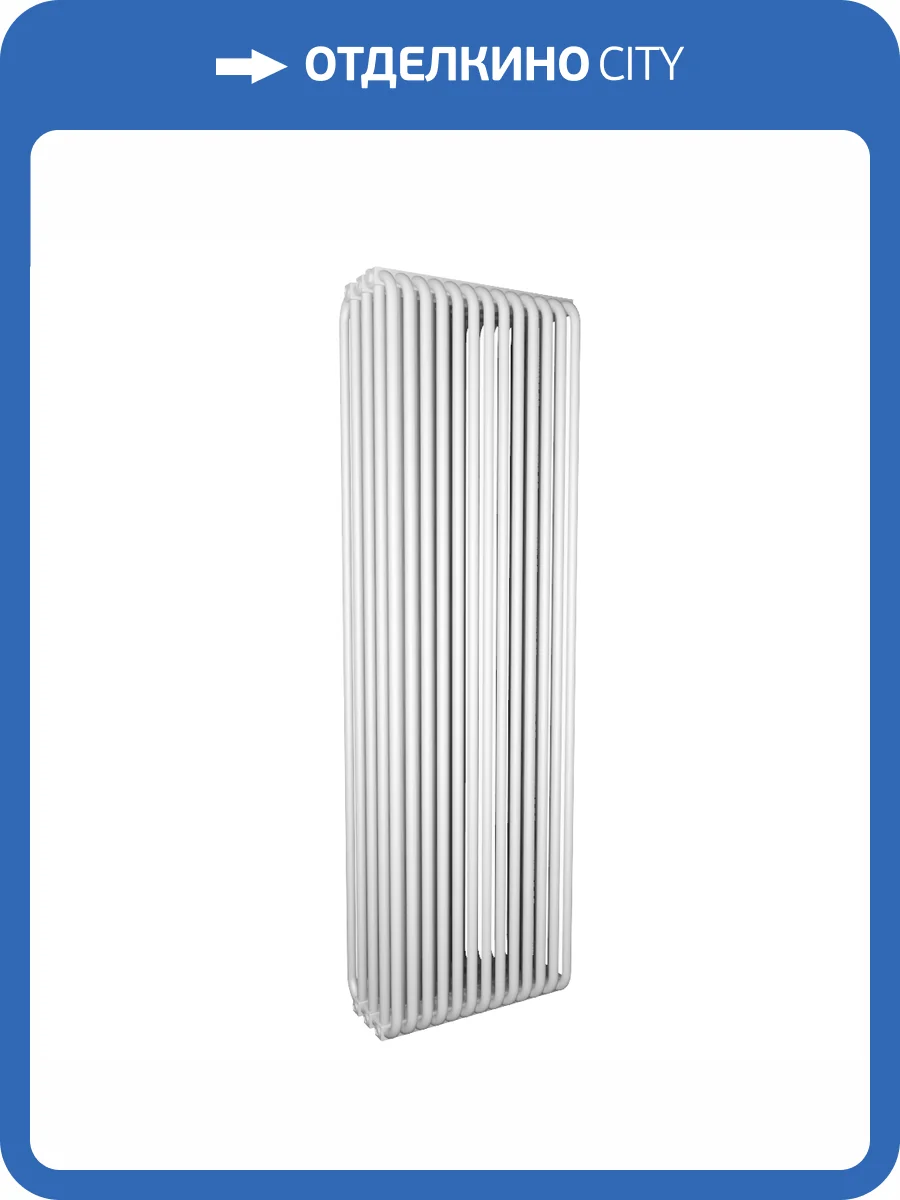 Стальной трубчатый радиатор отопления КЗТО РС 5, пятитрубный, 1750 9 секций фото 4