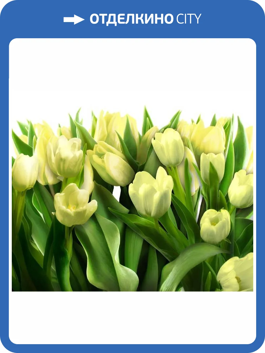 3D Фотообои Artegrafico «Нежные желтые тюльпаны» TUL-016 песок фото 2