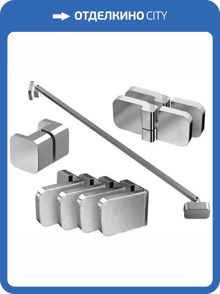 Монтажный комплект Ravak B SET BSDPS-80, 90 L хром фото 2