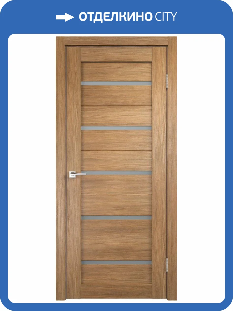 Дверное полотно экошпон VellDoris DUPLEX VD011005 Мателюкс Дуб золотой 600x2000 фото 2