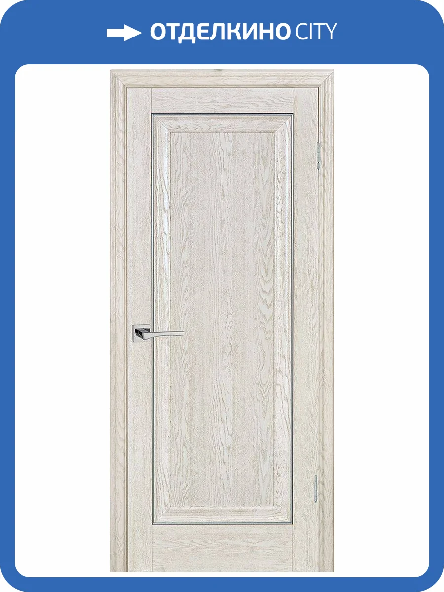 Межкомнатная дверь Profilo Porte экошпон PSB-26, глухая, дуб гарвард кремовый 600x1900 фото 2