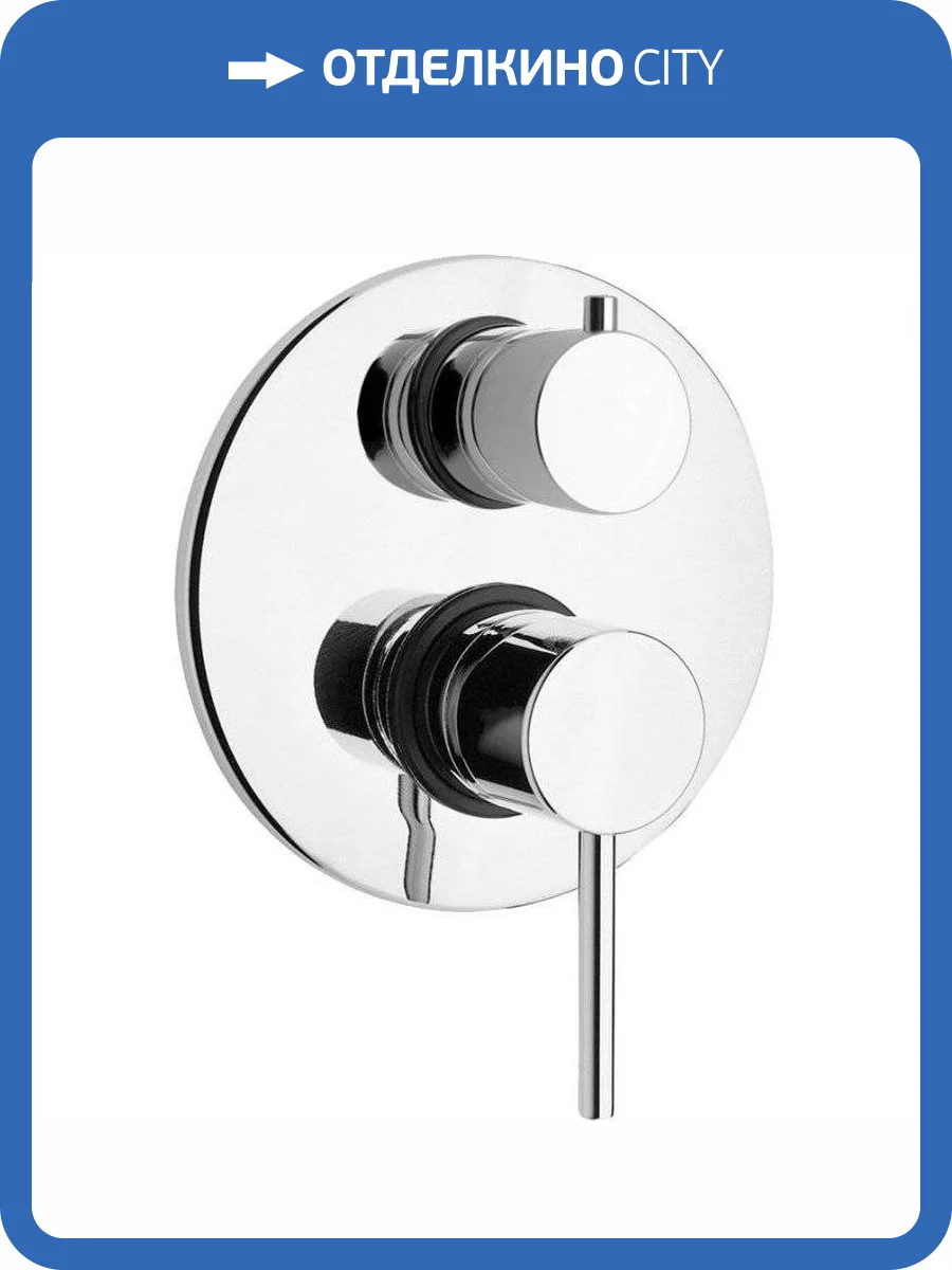 Смеситель для ванны Paini Cox 78CR6911 с внутренней частью фото 6