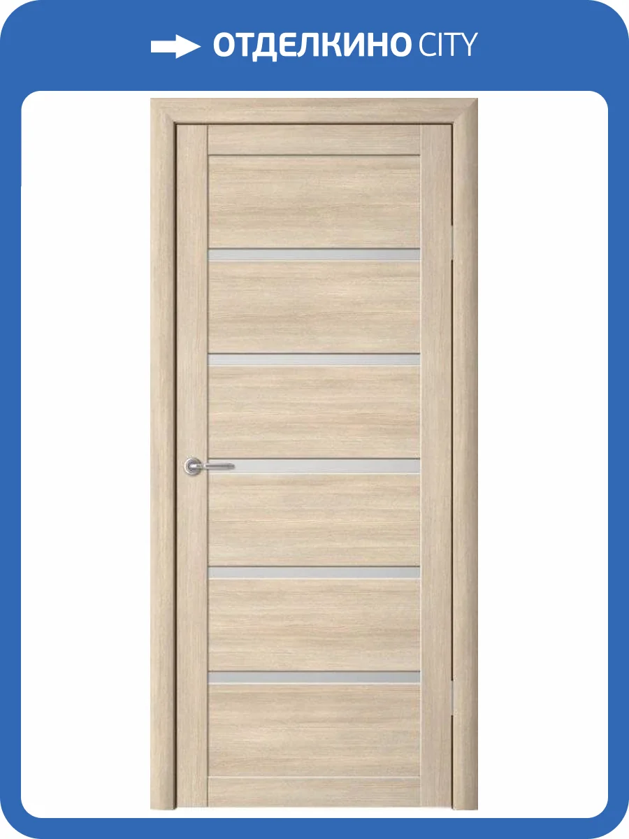 Межкомнатная дверь Albero Вена остеклённая лиственница мокко мателюкс 900x2000 фото 2