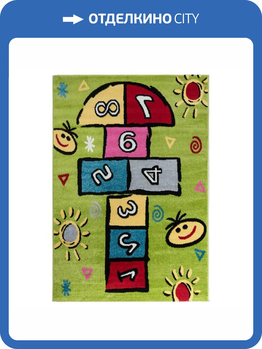 Ковер Color A735A Green/Green 1.33x1.9 м фото 2