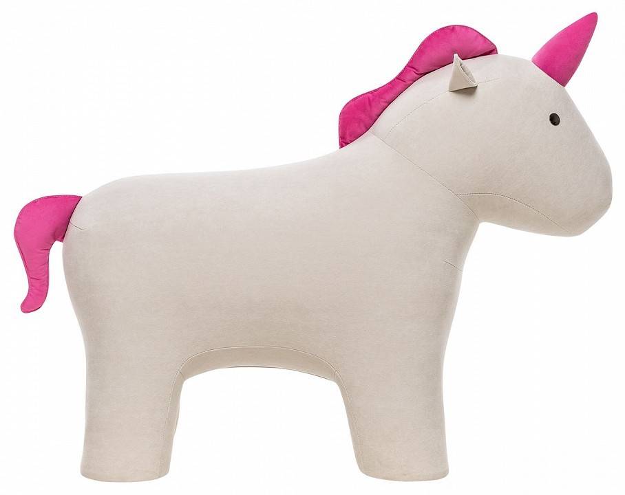 Пуф Leset Unicorn 2500000116674 Бежевый Omega 02, Розовый Enigma 24 фото 3