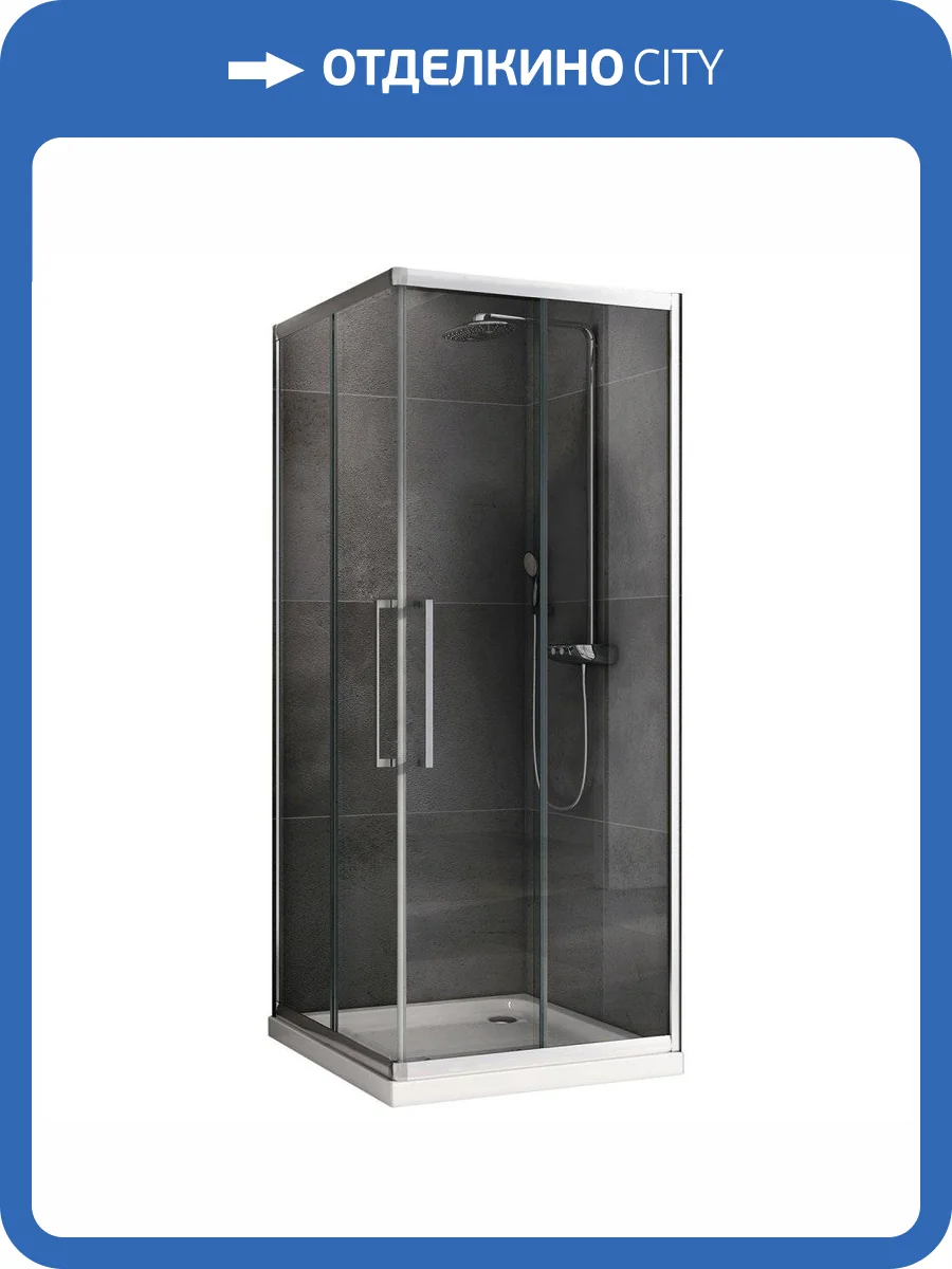 Душевой уголок Abber Schwarzer Diamant AG02100H фото 6