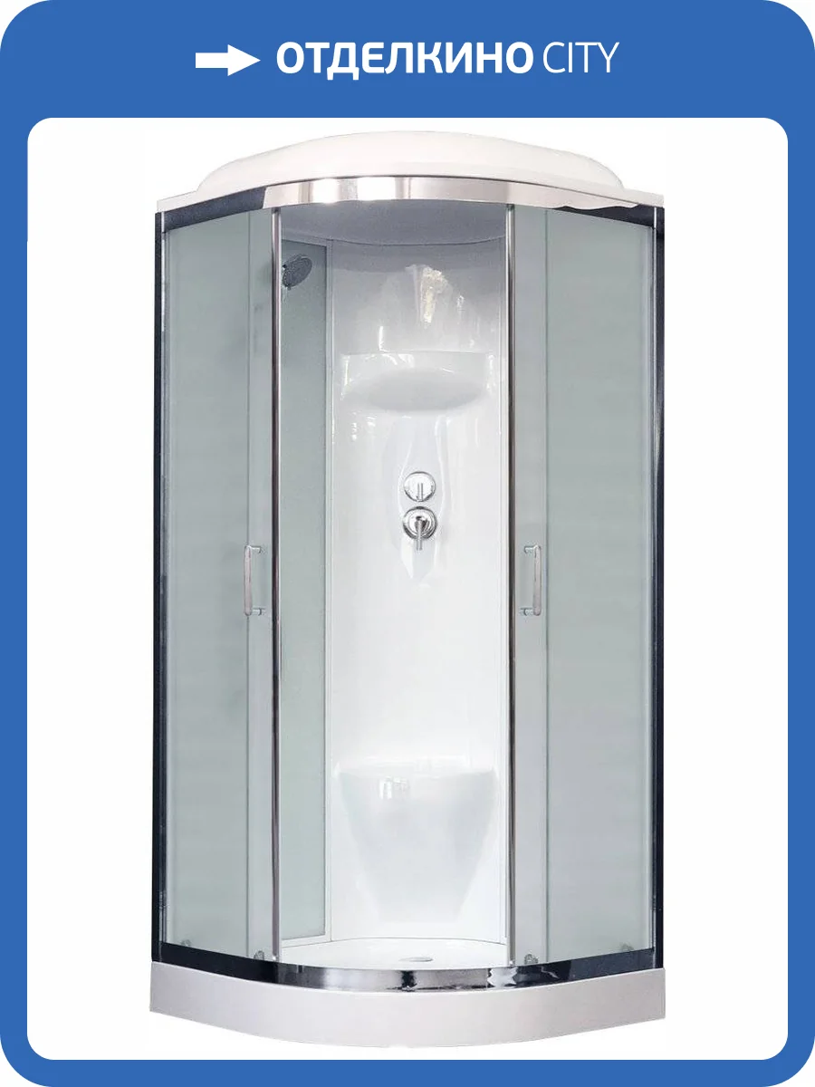 Душевая кабина Royal Bath RB90HK6-WC-CH с низким поддоном, с сиденьем фото 6