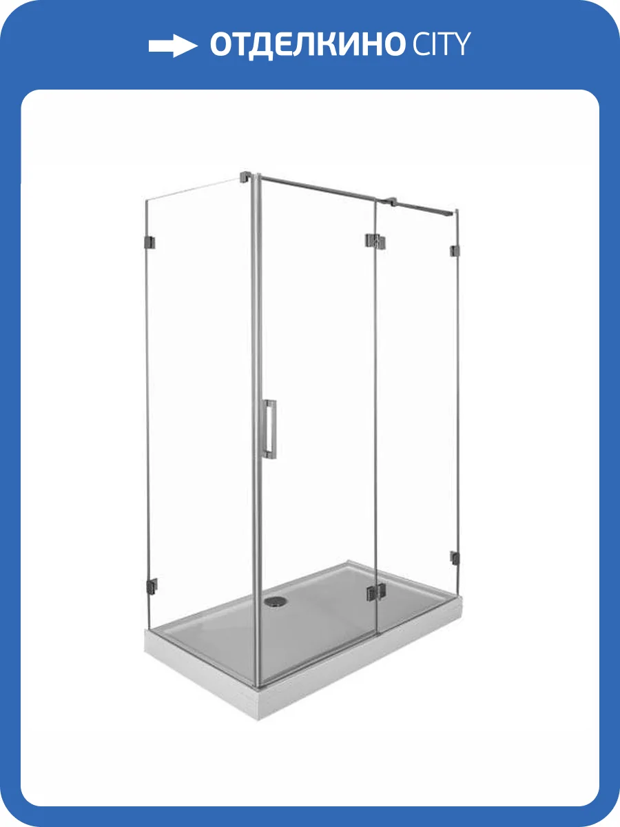 Душевой уголок Aquanet Beta NWD1231 профиль хром, стекло прозрачное, 150x80x200 фото 7