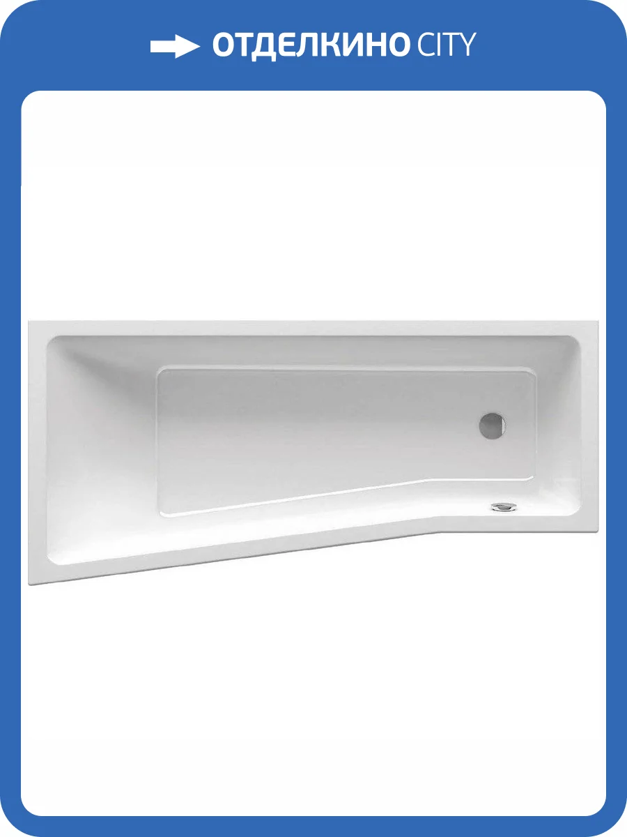 Акриловая ванна Ravak BeHappy II 160x75 правая, с ножками фото 8