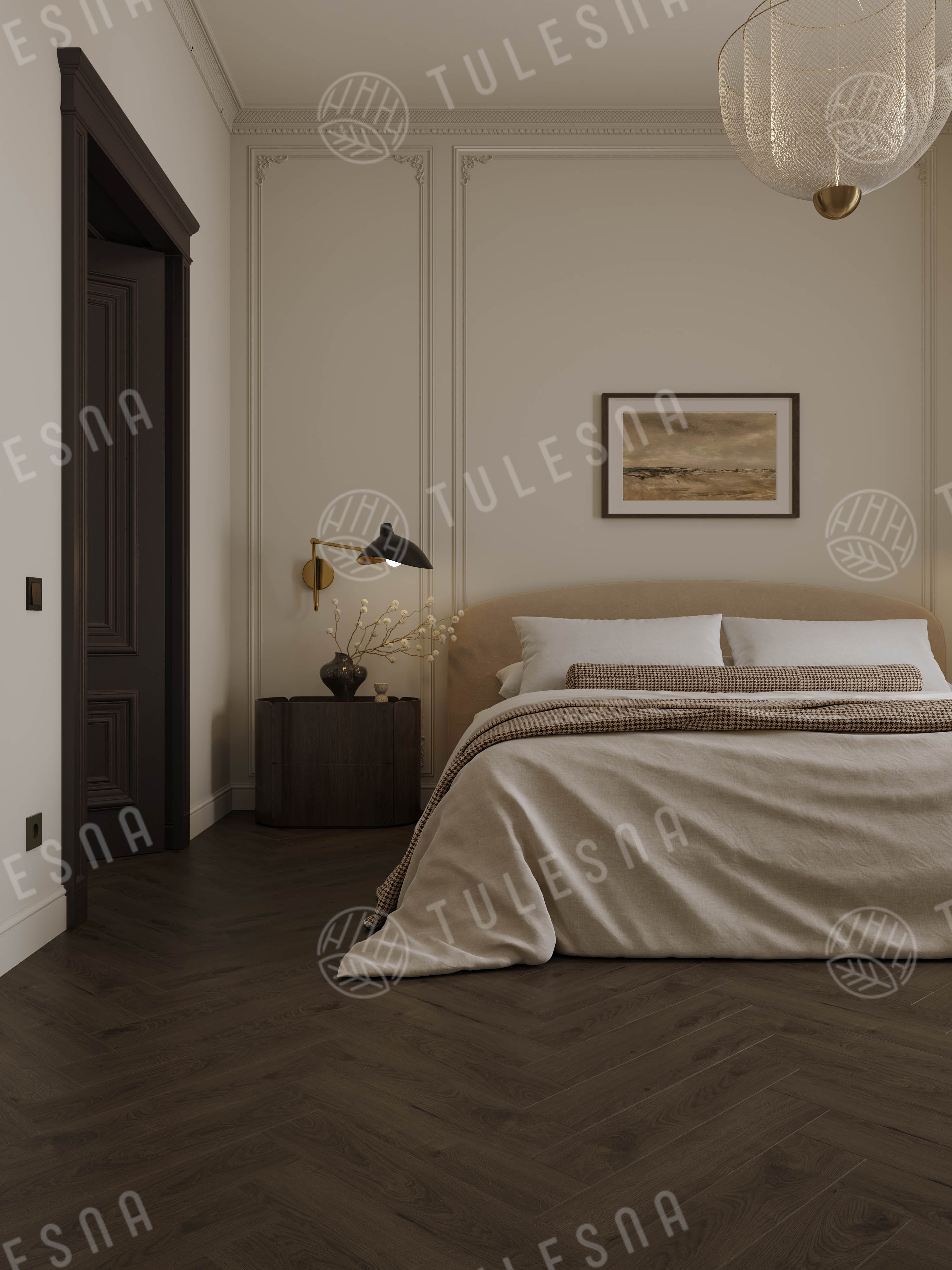 Ламинат Tulesna Селена Паркет (Selene Parquet) 8/33 4V LF503-21 Суматры 121x605 фото 3