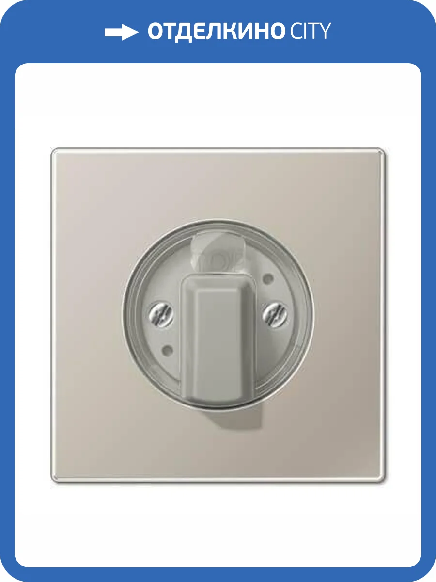 Накладка для поворотного диммера Jung нержавеющая сталь ES1941 фото 2