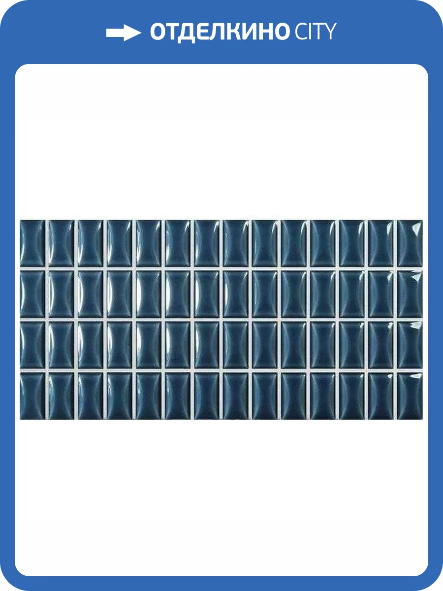 Керамическая плитка WOW 3D Bars 135552 Bevel Sapphire Gloss 12.5x25 фото 6