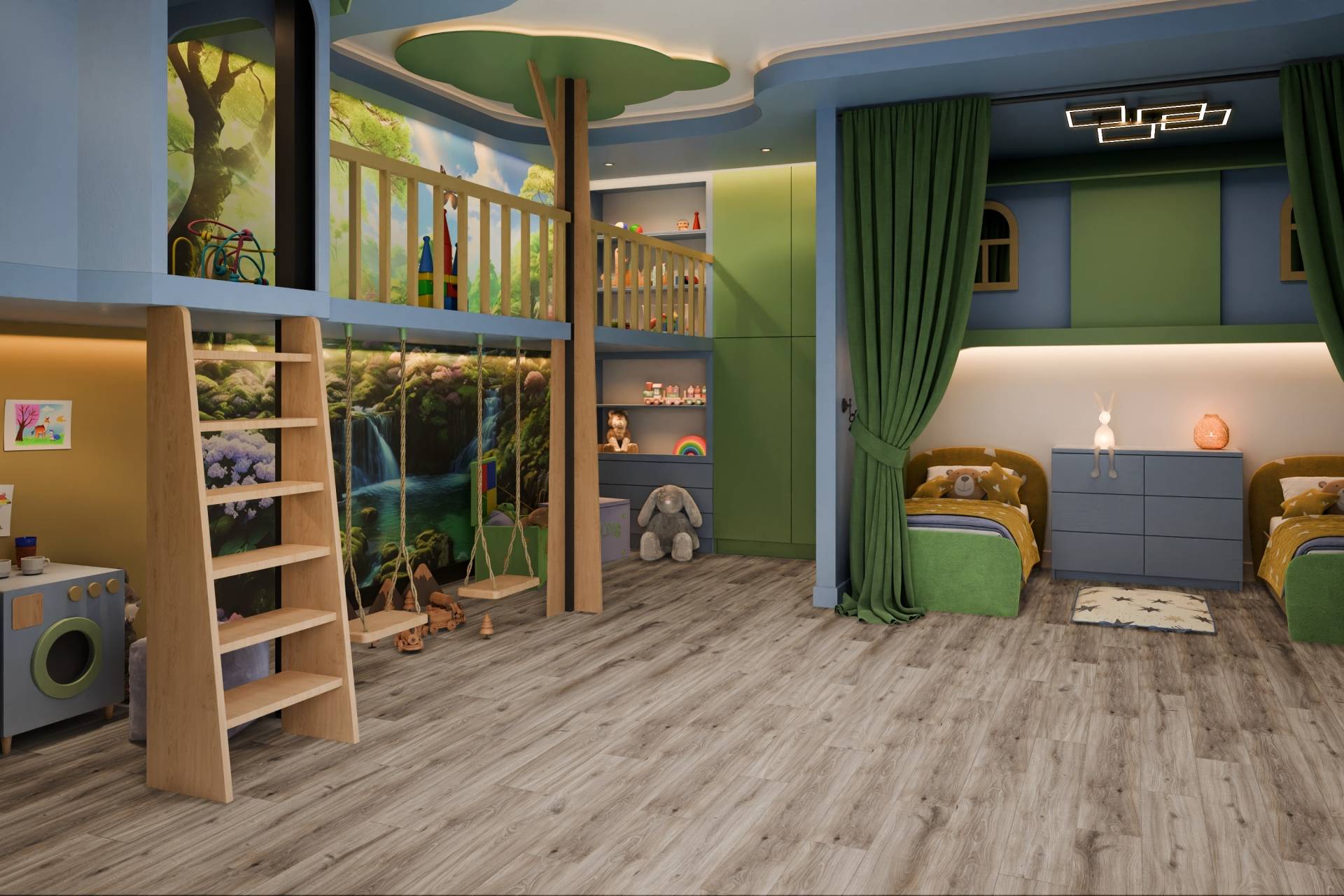 SPC Ламинат Damy Floor Family 4/43 4V 6607-9 Дуб Натуральный 1220x180 фото 8