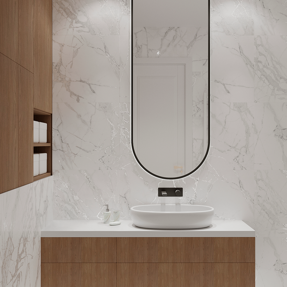 Керамогранит Arcadia Ceramica Diverso CR6014-A White Carving 60x60 фото 7