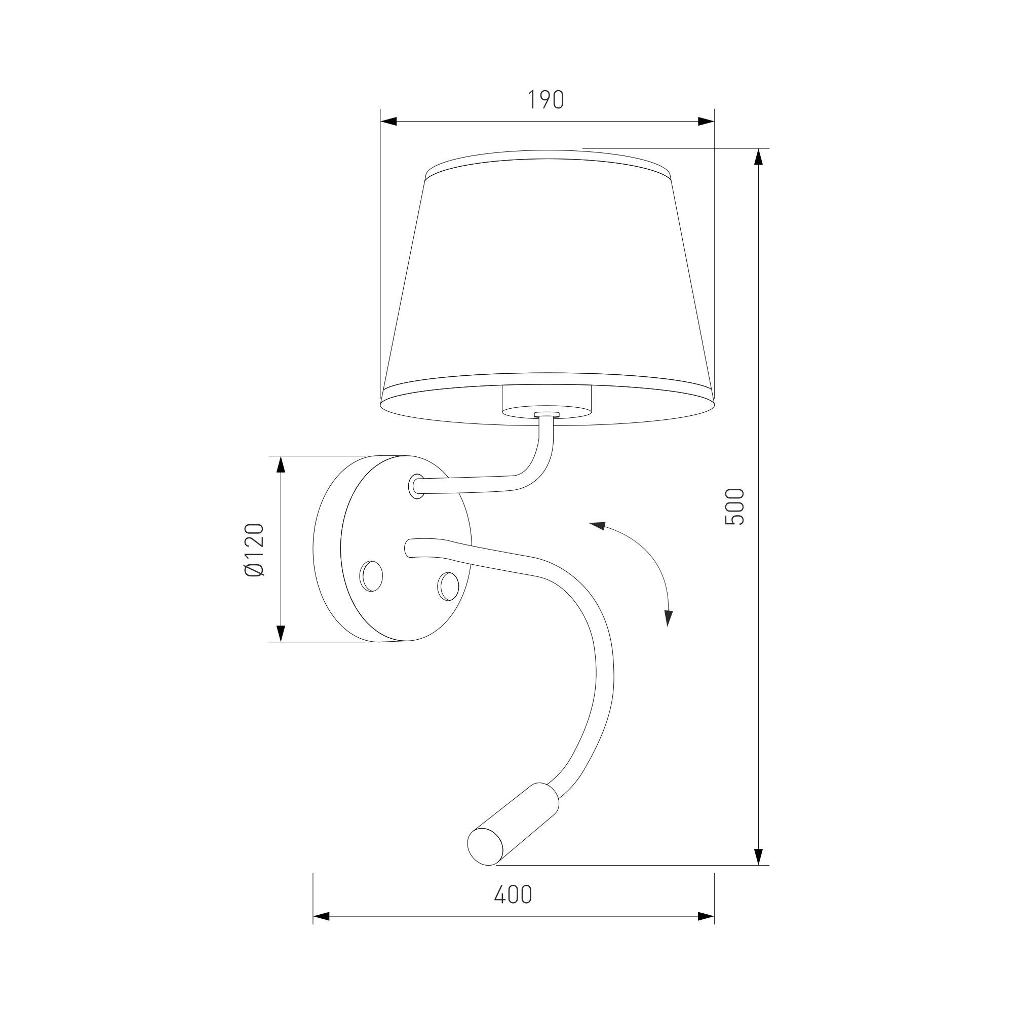 Настенный светильник TK Lighting 10080 Maja фото 4