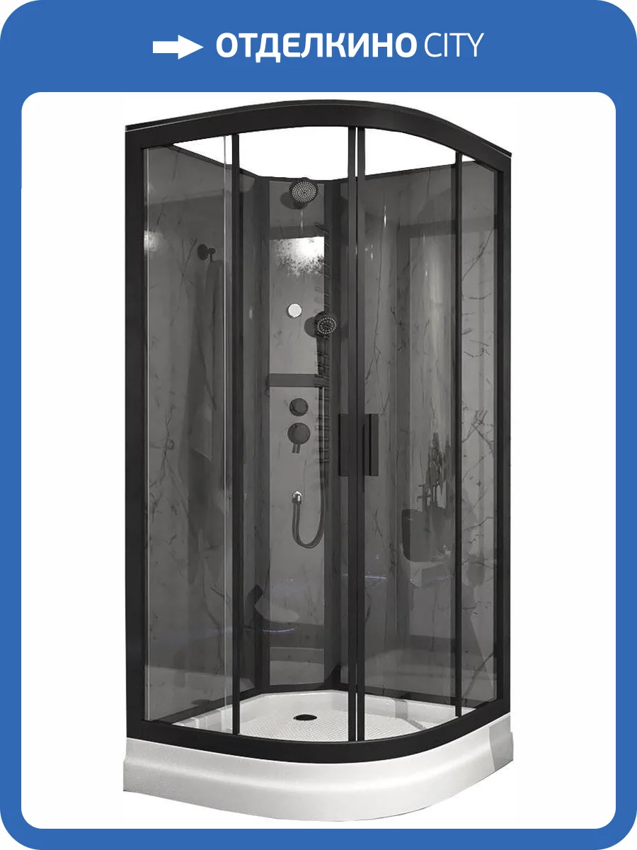 Душевая кабина Timo Premium Ilma-901 B Black фото 2