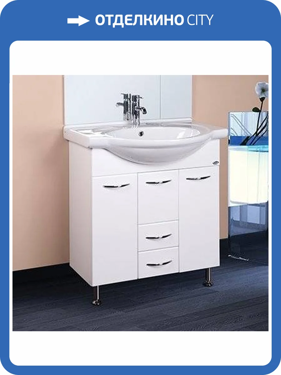 Тумба с раковиной Onika Моника 75.10 фото 6