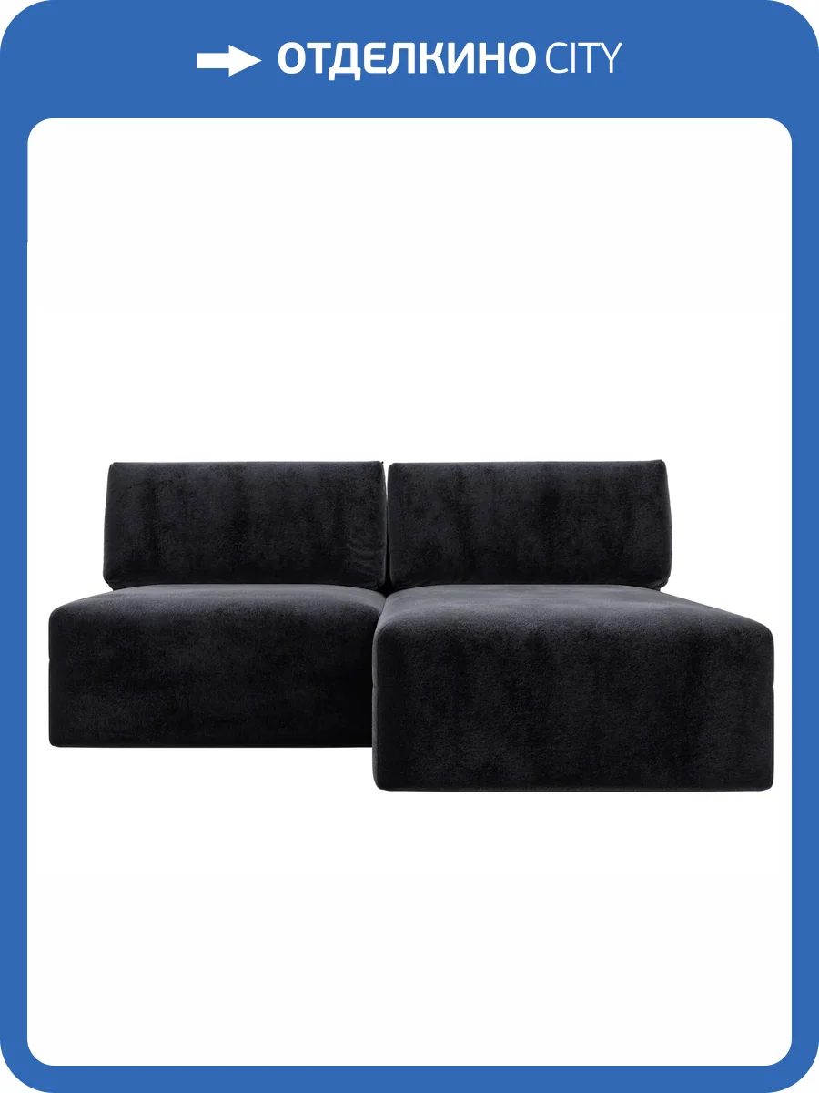 Диван угловой Лига Диванов Лига-060 НПБ 129497 TOWER 11 темно-серый, модульный, угол универсальный фото 10