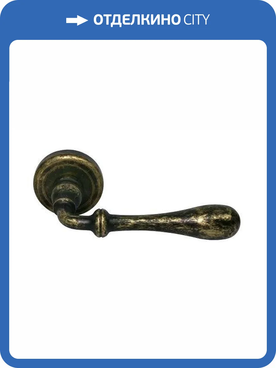 Дверная ручка Morelli MARY CC-2 OBA античная бронза, раздельная на круглой розетке фото 5