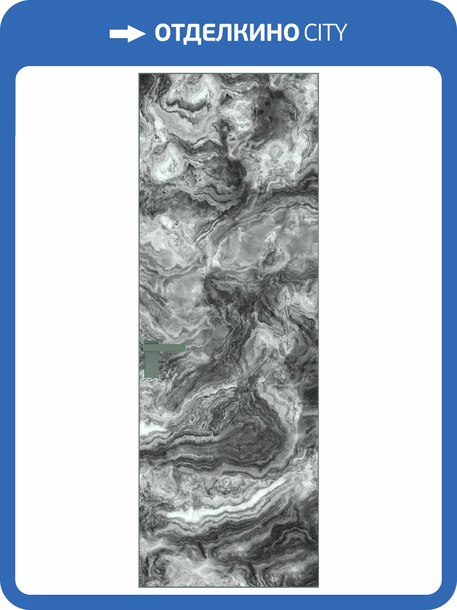 Межкомнатная дверь Profil Doors 1 AGK цвет профиля Зеленый воск, стекло безопасное 4 мм атриум серебро 600x2000 фото 2