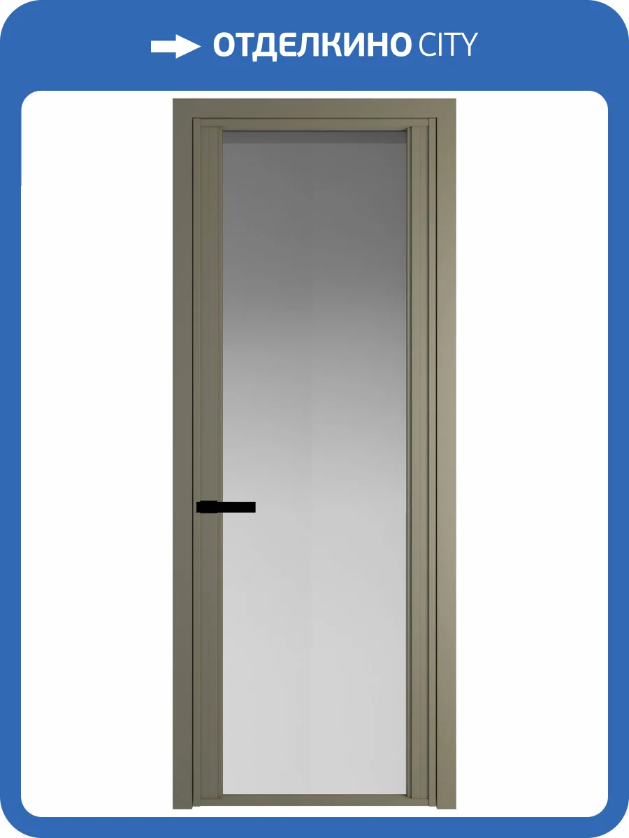 Межкомнатная дверь Profil Doors 2 AGP цвет профиля Шампань, стекло безопасное 6 мм матовое 800x2000 фото 2