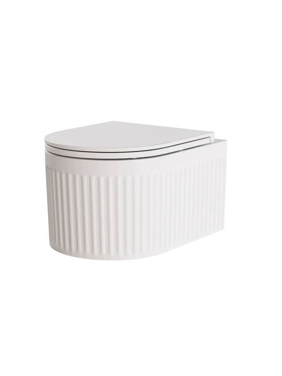 Унитаз подвесной Watersense Paula Vortex W00087 безободковый, сиденье микролифт фото 13