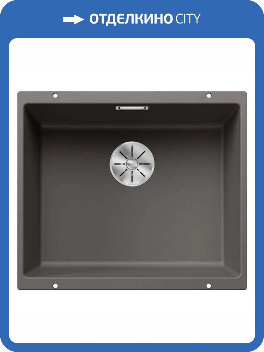 Мойка кухонная Blanco Subline 500-U 527353 вулканический серый фото 5