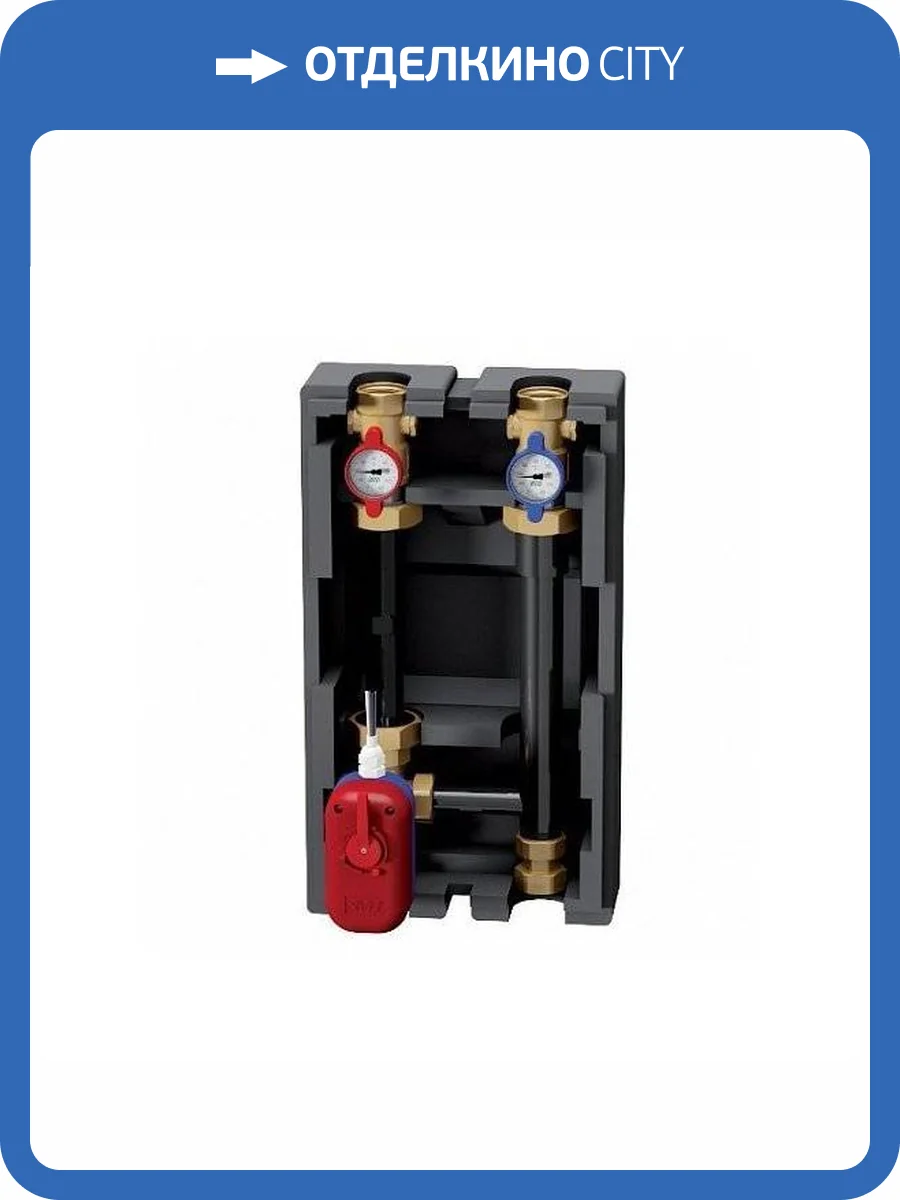 Насосная группа FAR 1 со смесительным краном 220Вт, в теплоизоляциияции, под насос 180 мм, фото 2