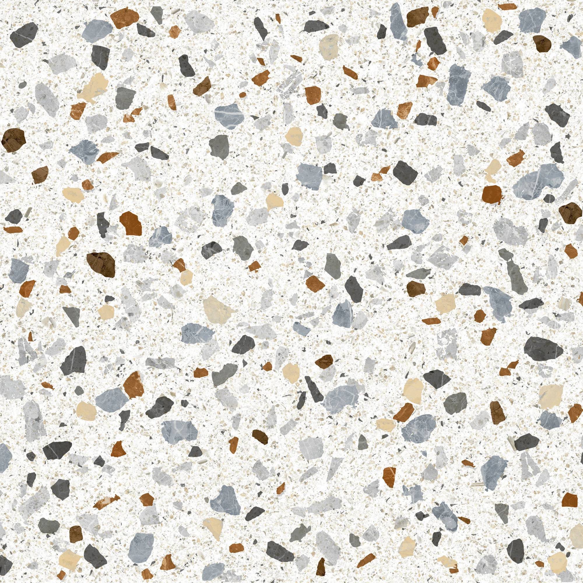 Керамогранит Pieza Ceramica Chips CH006060N White 60x60 фото 2