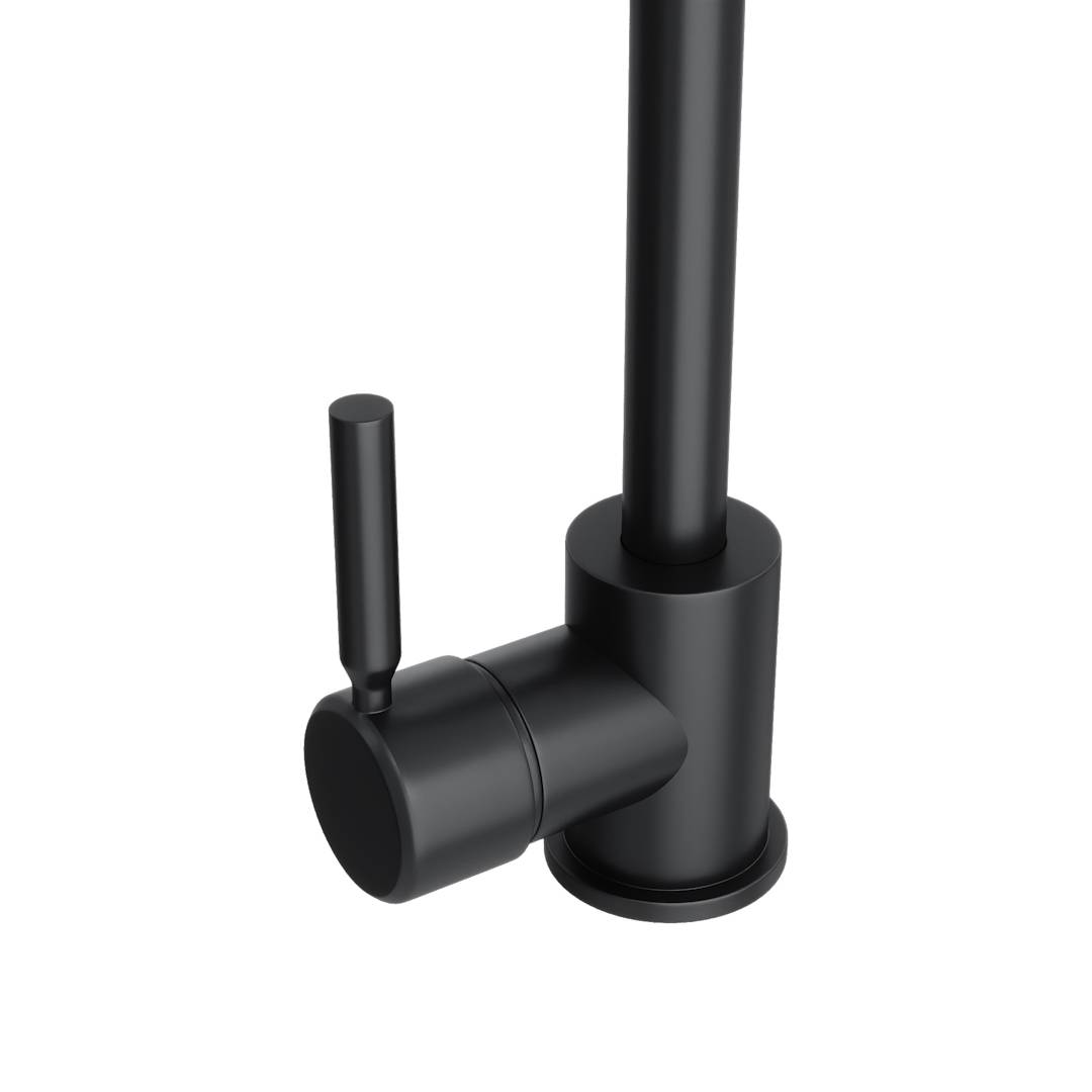 Смеситель для кухни Watersense Camila W00361 черный матовый фото 4