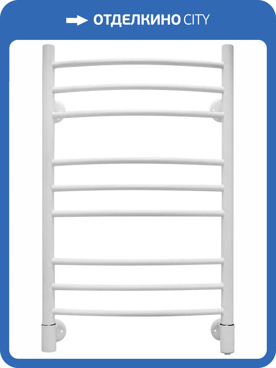 Полотенцесушитель электрический Energy Ergo 80x50 белый матовый фото 3