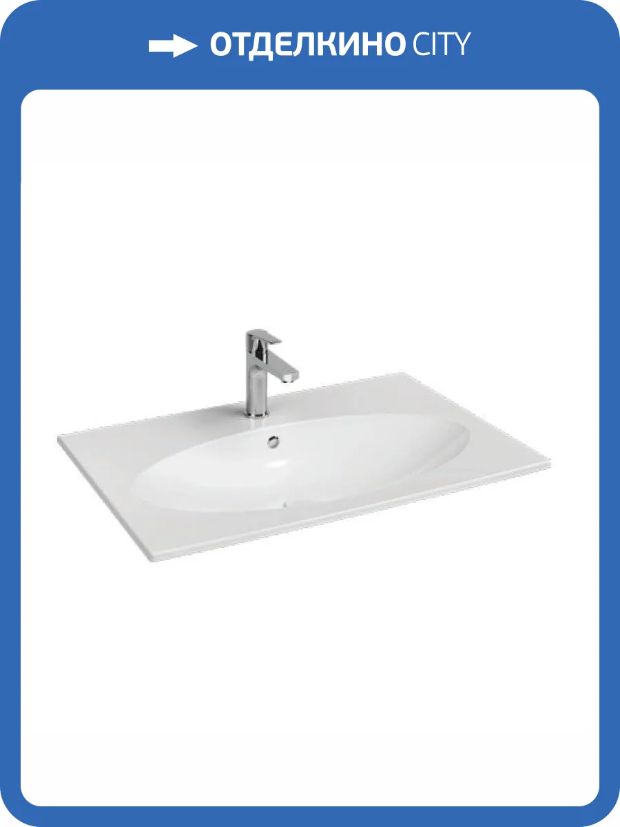 Раковина Isvea SistemaX 10SX50080SV 80 см фото 3