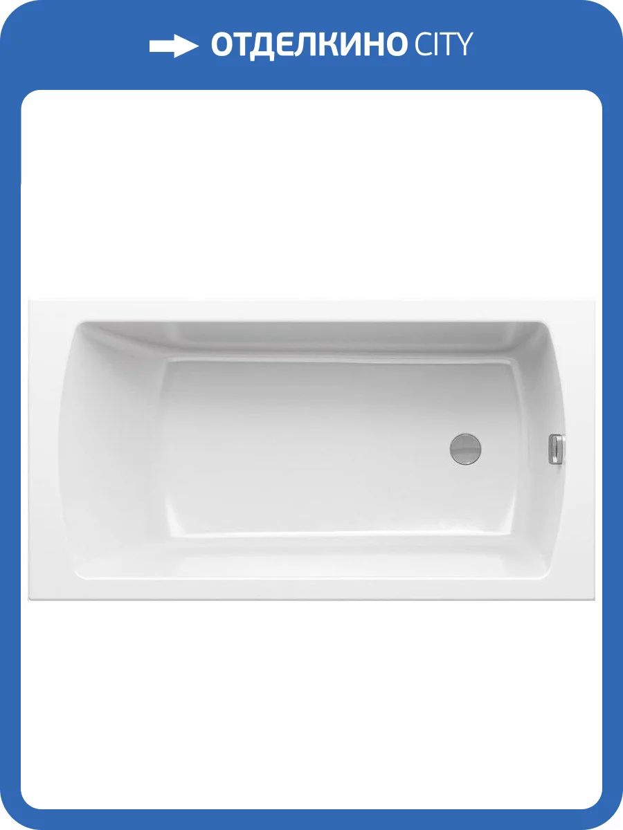 Акриловая ванна Ravak Classic II 120x70 с ножками фото 4