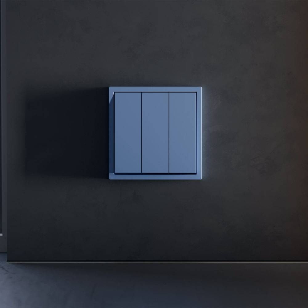 Клавиши для 3-клавишного выключателя Voltum S70 VLS000515 деним