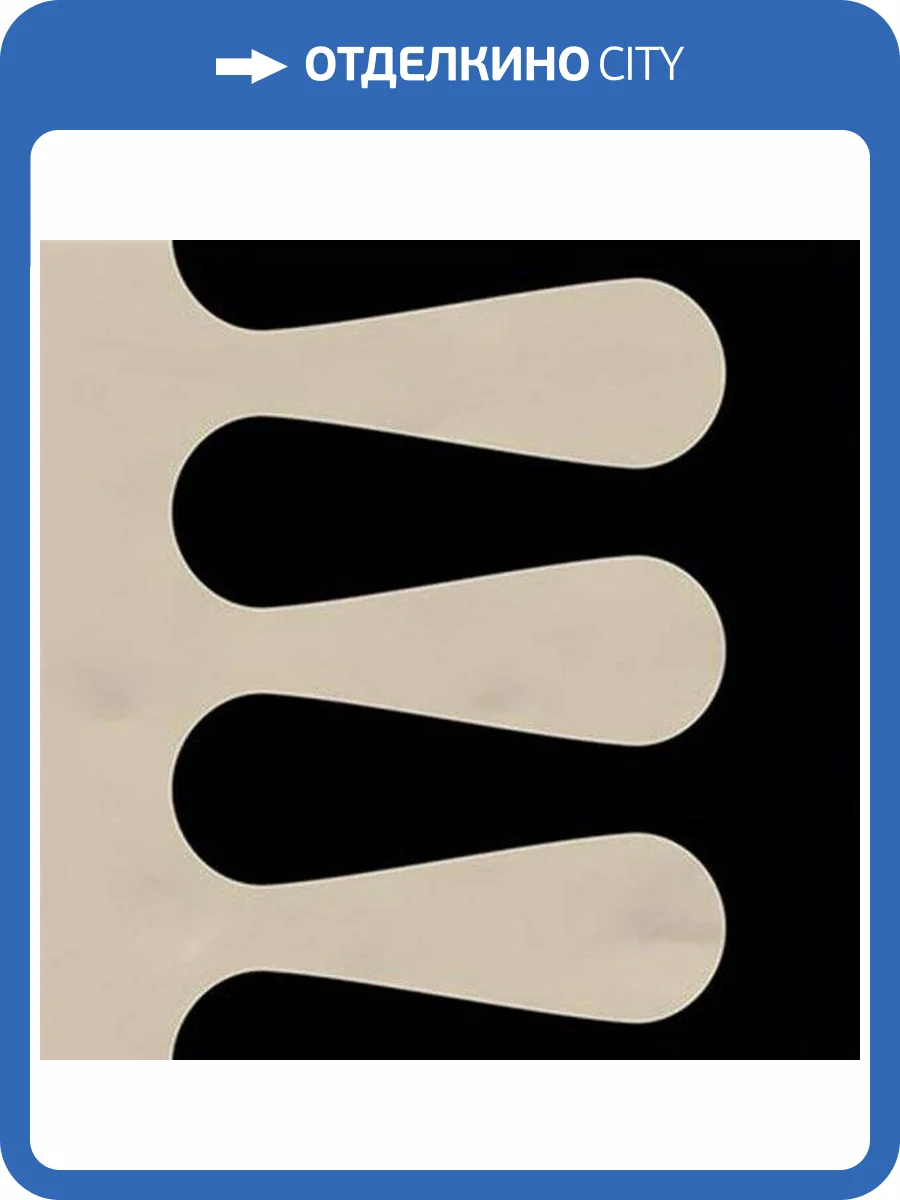 Декор Vives Filippo Soul Mitra Beige Negro 20x20 фото 2