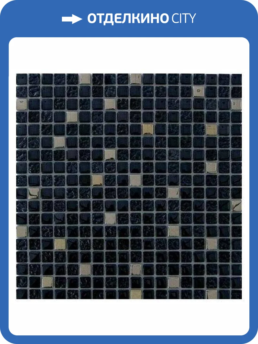 Мозаика Orro Mosaic Glass Antracit 30x30 фото 2