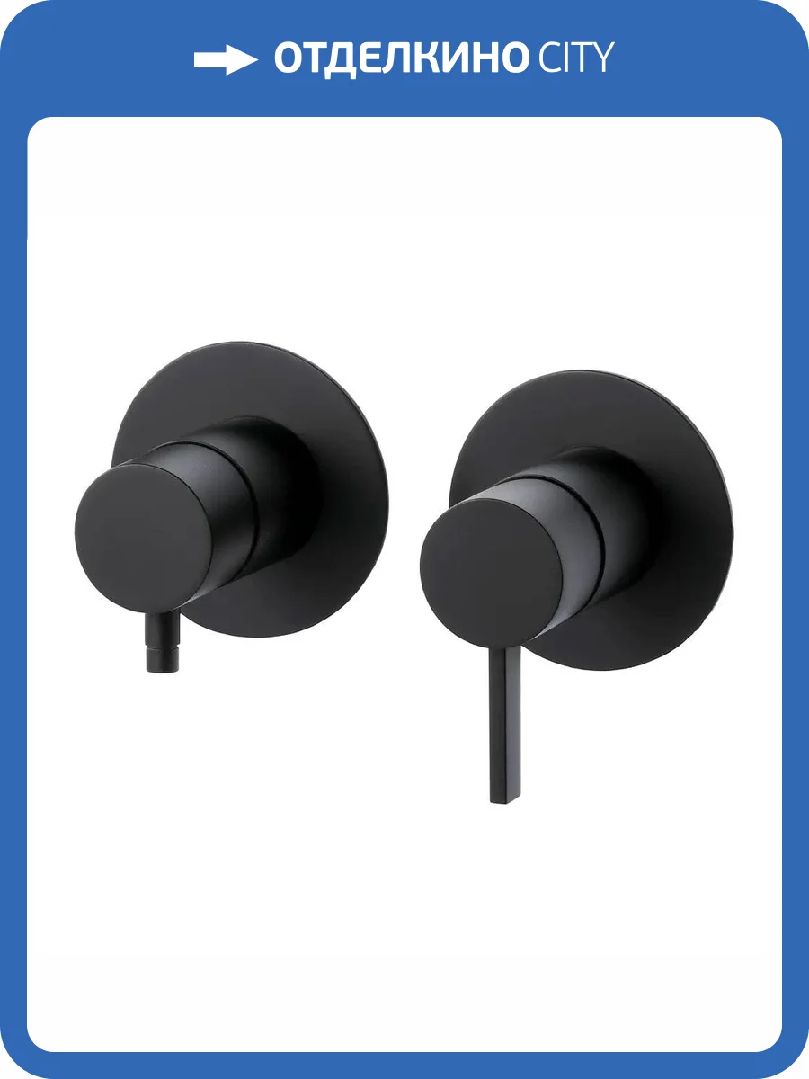 Смеситель для душа Remer Metrica MC93ZPNO черный матовый фото 4