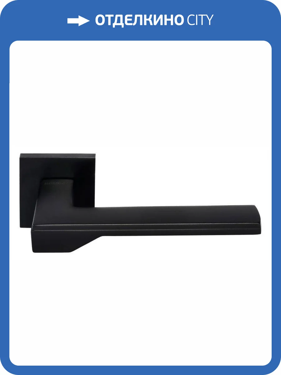 Дверная ручка Morelli Pierres MH-49-S6 BL Черный фото 5