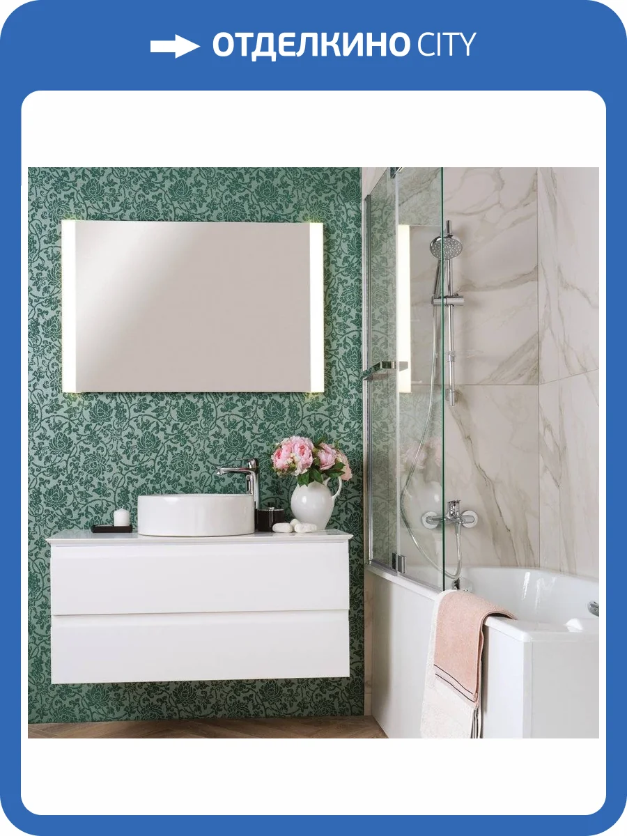 Мебель для ванной Jacob Delafon Madeleine 100 белый матовый с подсветкой фото 11