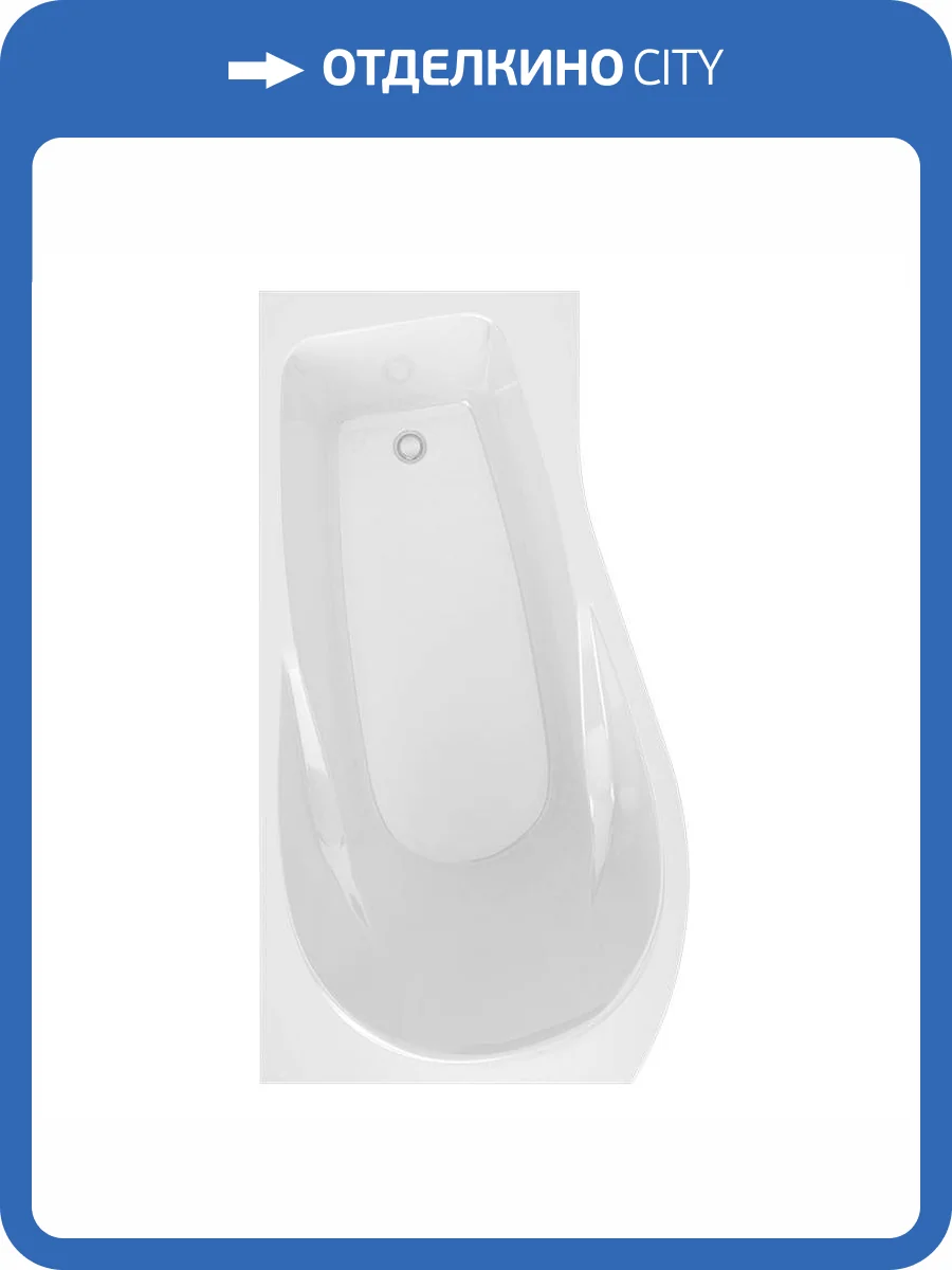 Акриловая ванна Alex Baitler Orta левая, 170x92 фото 4