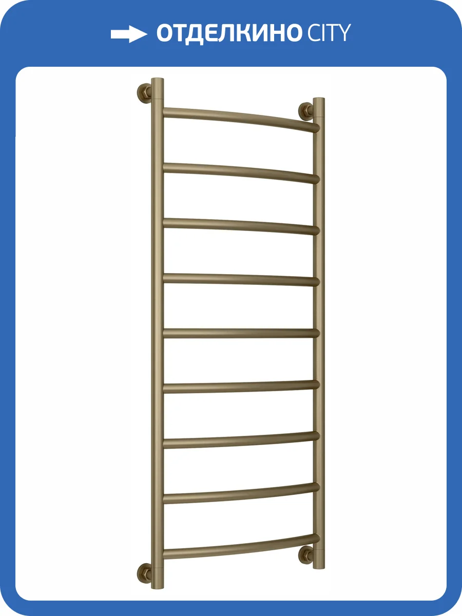 Полотенцесушитель водяной Сунержа Галант+ 32-0200-1250 Золотой шёлк, 120x50 фото 5