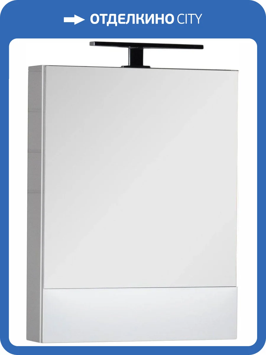 Зеркало-шкаф Aquanet Нота 58 камерино белый фото 28