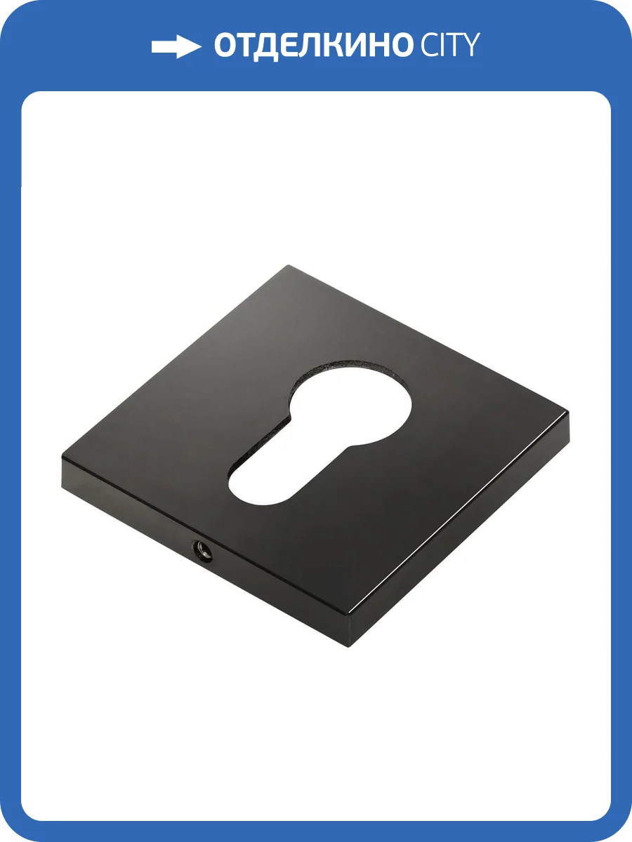 Дверная накладка Bussare B0-40 B.NICKEL черный никель фото 5