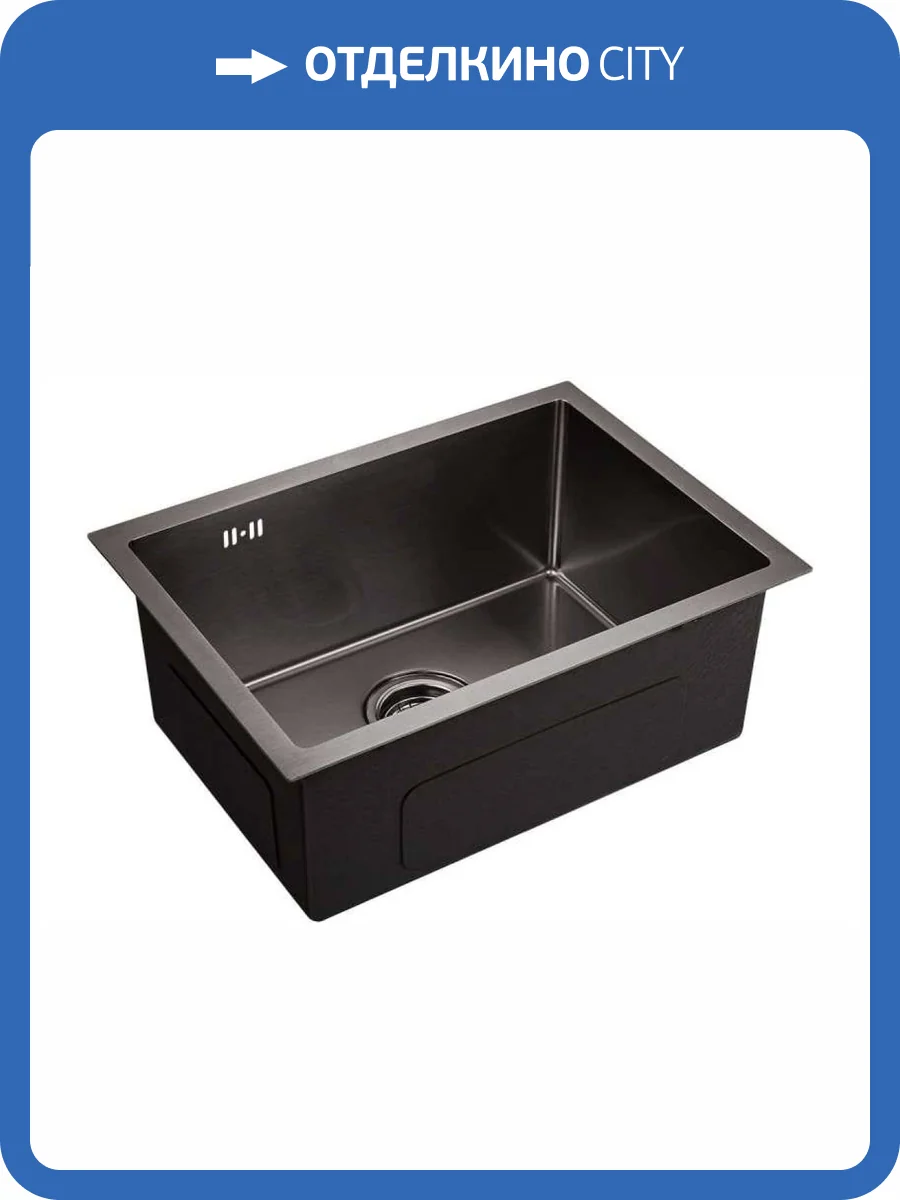 Мойка кухонная EMAR PVD EMB-132 PVD Nano Dark фото 3
