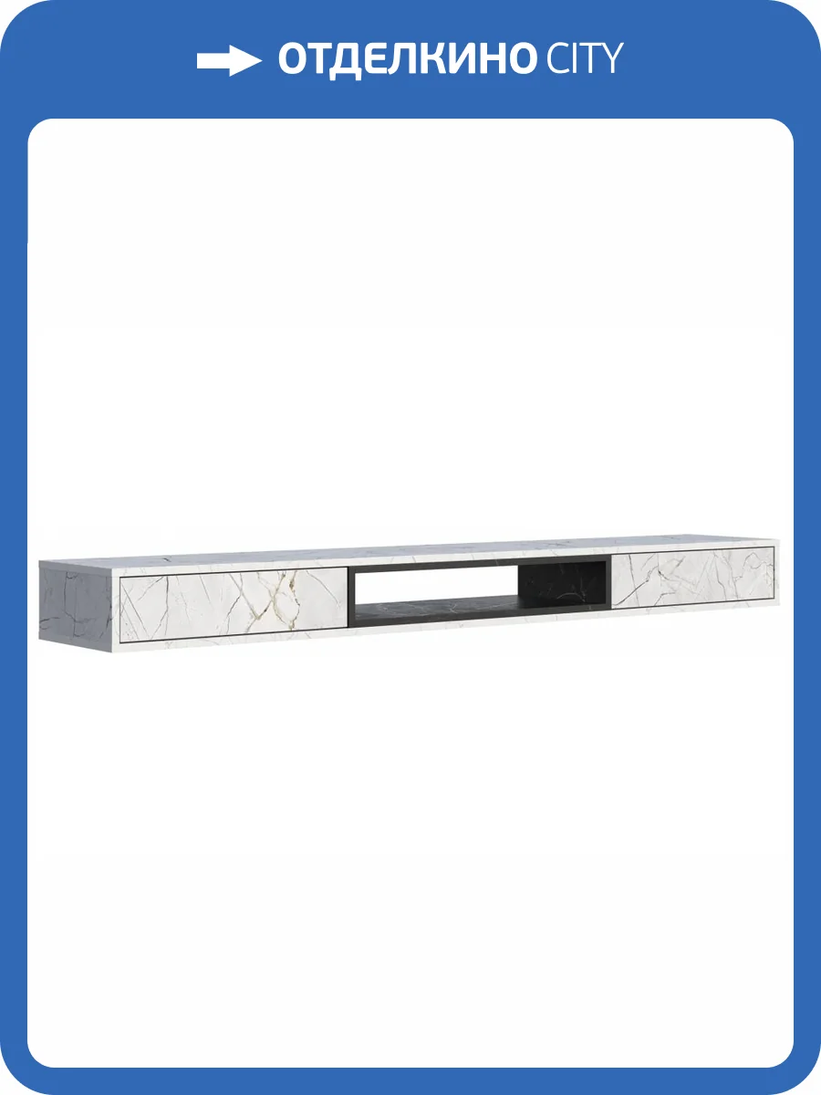 ТВ тумба Woodville Делора 674717 оникс / файерстоун фото 5