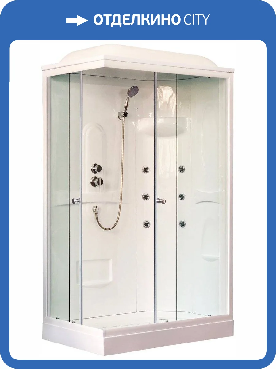 Душевая кабина Royal Bath RB8120HP2-T-R с низким поддоном фото 4