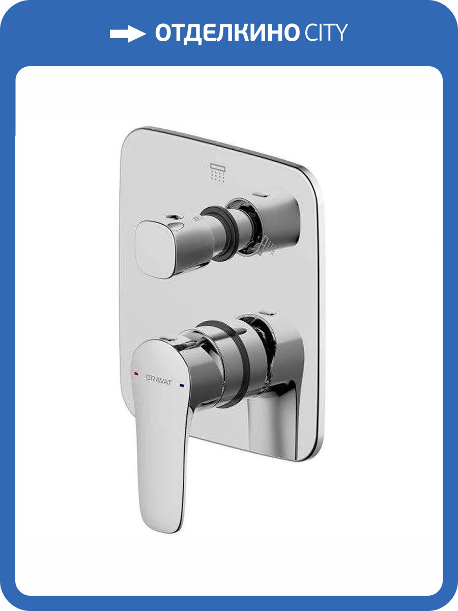Смеситель для ванны Bravat Source PB8173218CP-2-ENG хром фото 3